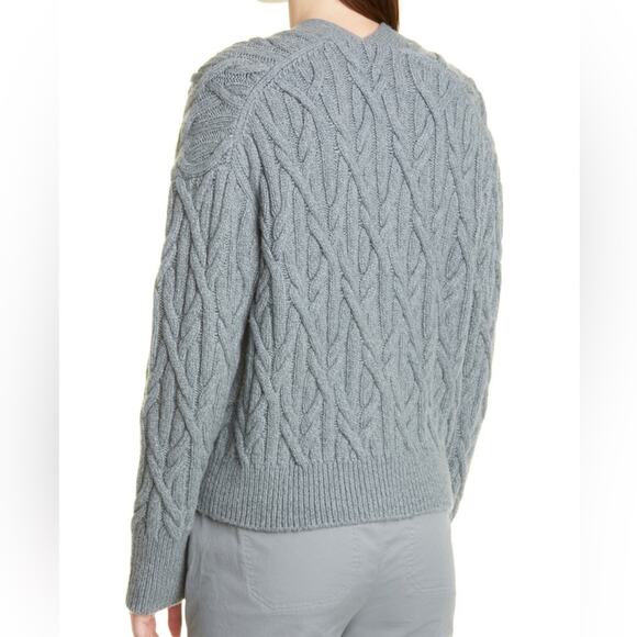 Vince Cable Knit Merino Wool Cardigan Sweater - Picture 5 of 6